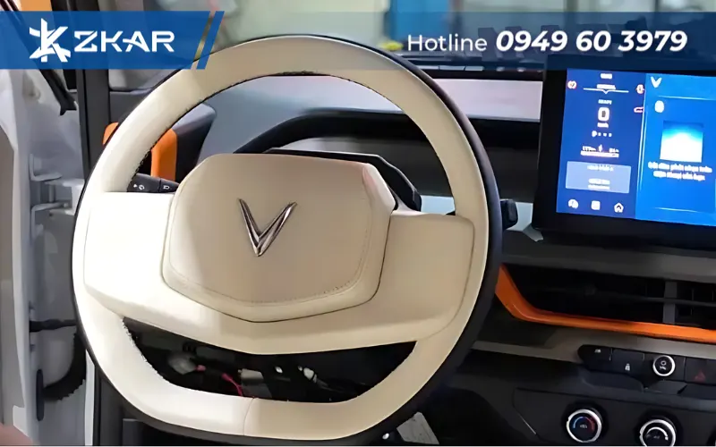Bọc Vô Lăng Da Lộn VinFast Limo Green êm Tay