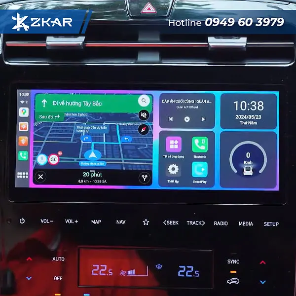 GSpeed hiển thị dạng bong bóng sử dụng song song cùng với bản đồ Google Maps vô cùng tiện lợi