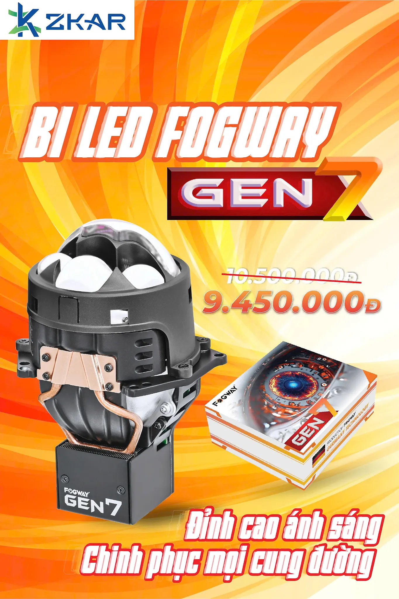 Bảng Giá Bi LED Fogway Gen 7 Siêu Pha 