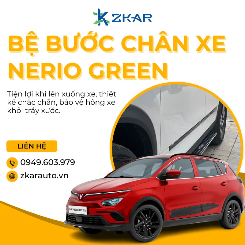 Bệ Bước Chân Cho VinFast Nerio Green