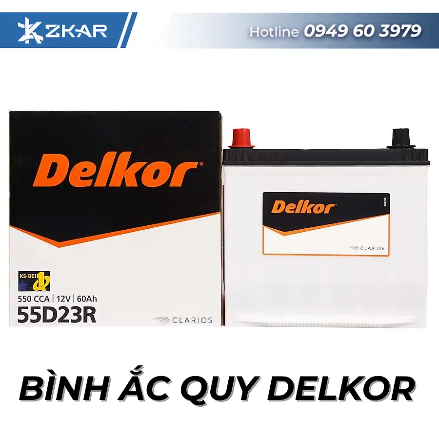 ắc quy Delkor chính hãng, giá tốt nhất thị trường