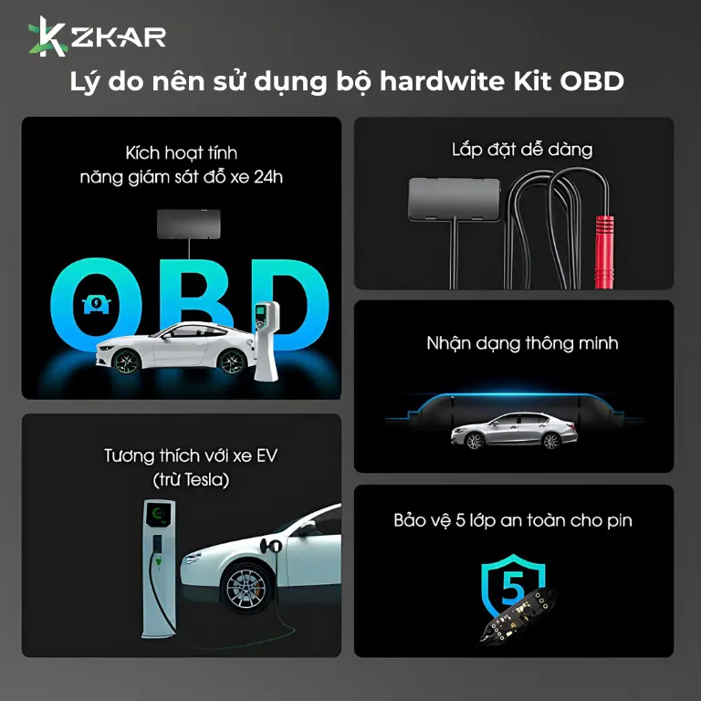 Lý do nên sử dụng bộ hardwire kit obd