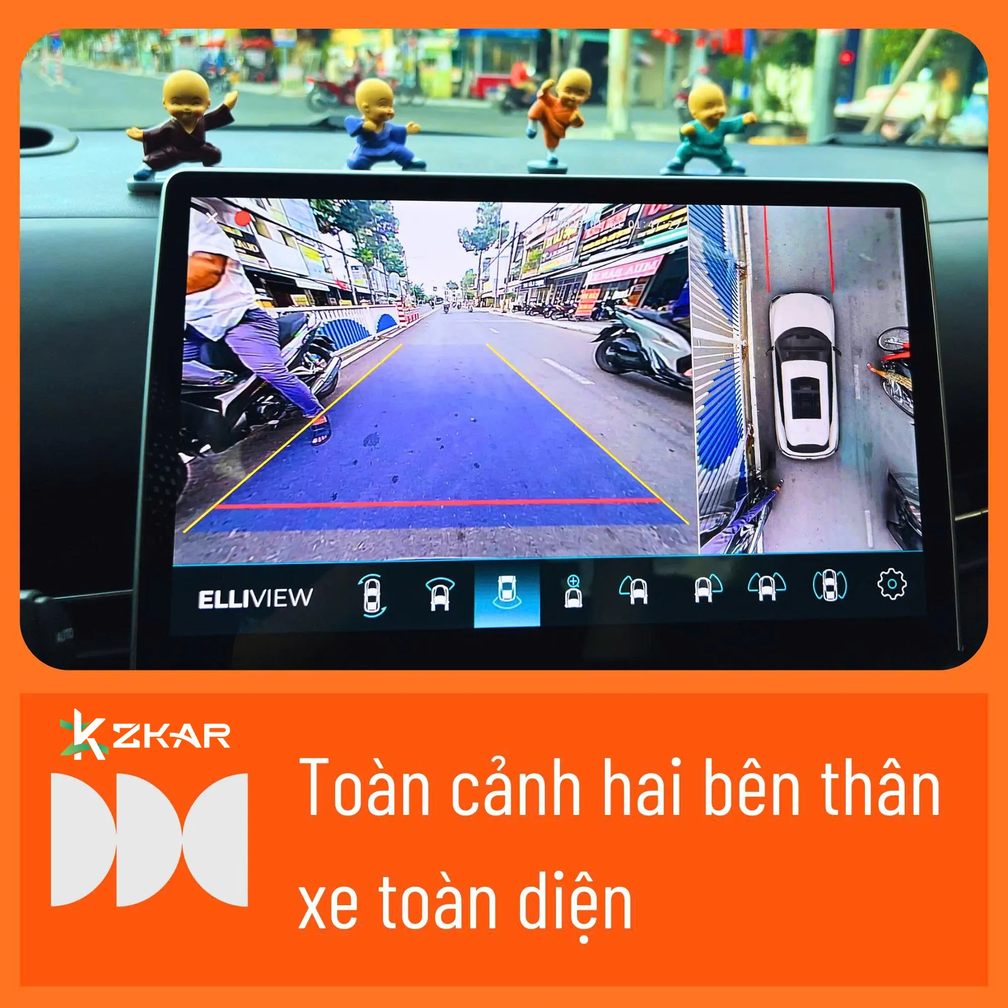 Hỗ Trợ Vạch Đánh Lái Thông Minh