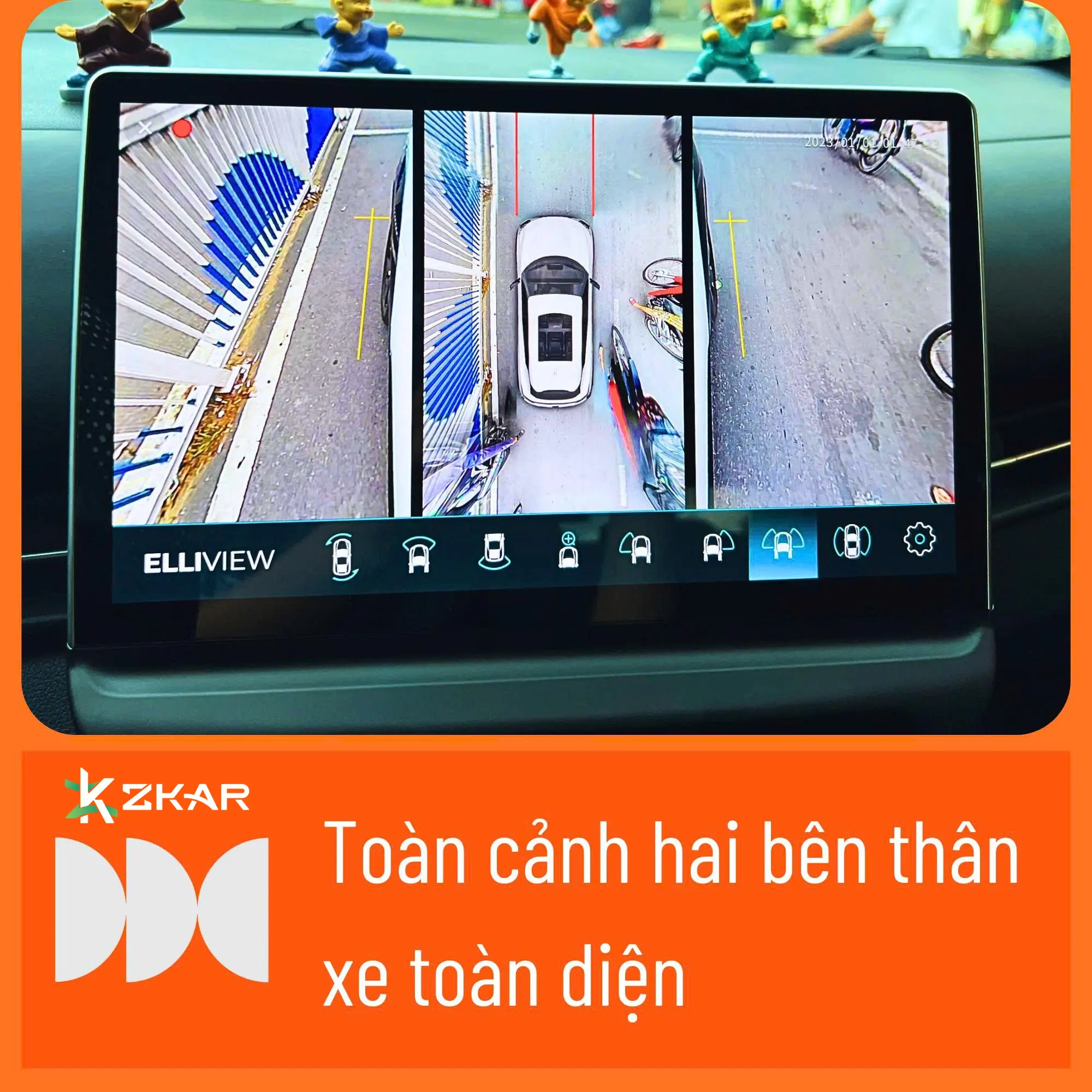 Địa Chỉ Độ Camera 360 Ellicam V6VF7 Dành Cho Xe Điện VinFast VF6 Uy Tín Tại TP.HCM