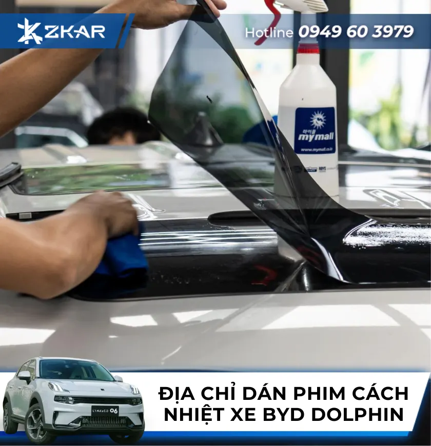 Địa Chỉ Dán Phim Cách Nhiệt Uy Tín Cho Xe Điện BYD Tại Sài Gòn