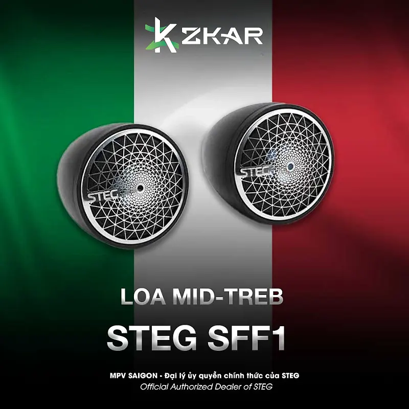 Độ Loa Mid-Treb STEG SFF1 - ZKar Auto