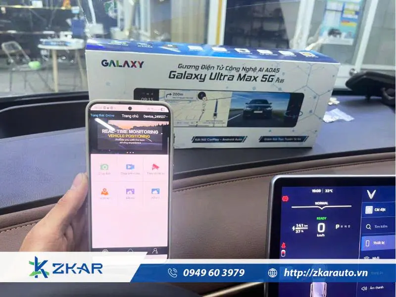 Lý Do Nên Lắp gương điện tử AI ADAS Galaxy Ultra Max 5G cho VinFast VF6