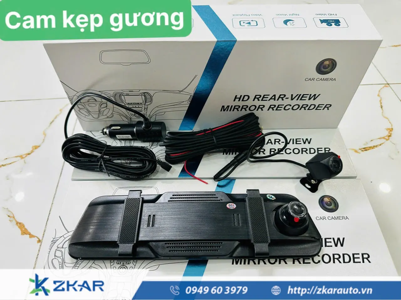 Địa chỉ Lắp Gương Camera Hành Trình Xe Hơi tại TP.HCM