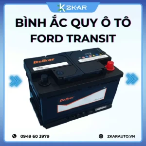 Lắp Bình Ắc Quy Ô Tô Xe Ford Transit