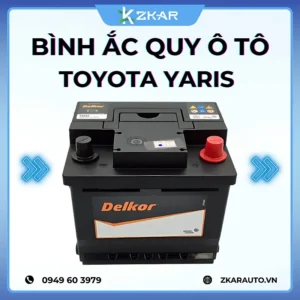 Lắp Bình Ắc Quy Ô Tô Xe Toyota Yaris