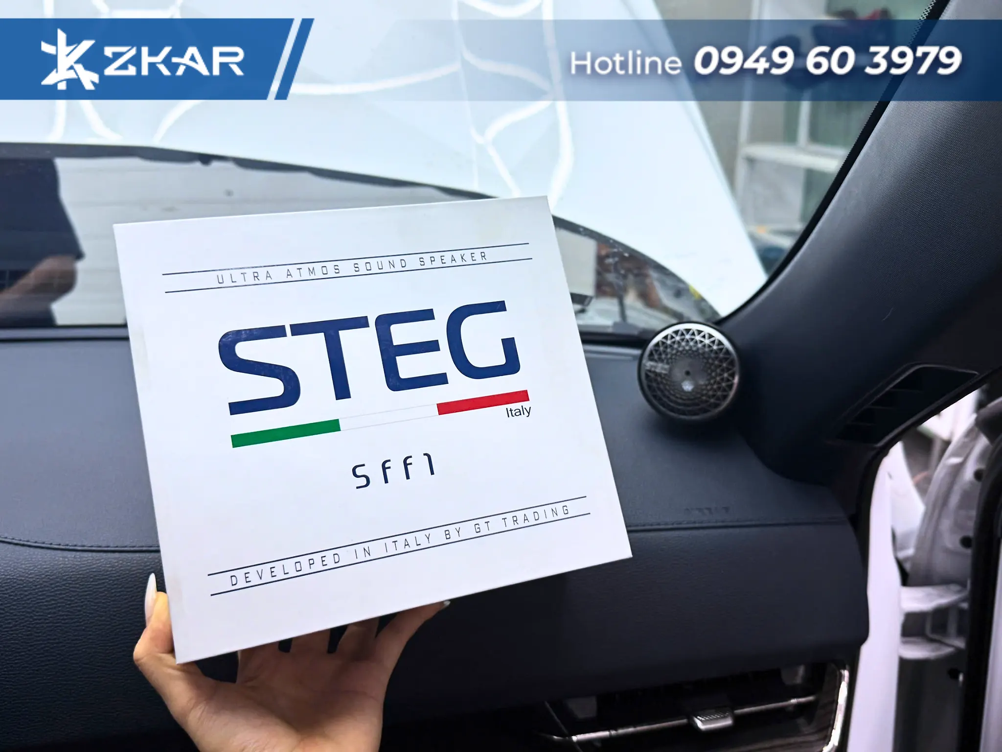 Loa STEG SFF1 xe ford Territory