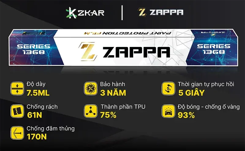 Lợi Ích Của Phim PPF Zappa 1368 TPU
