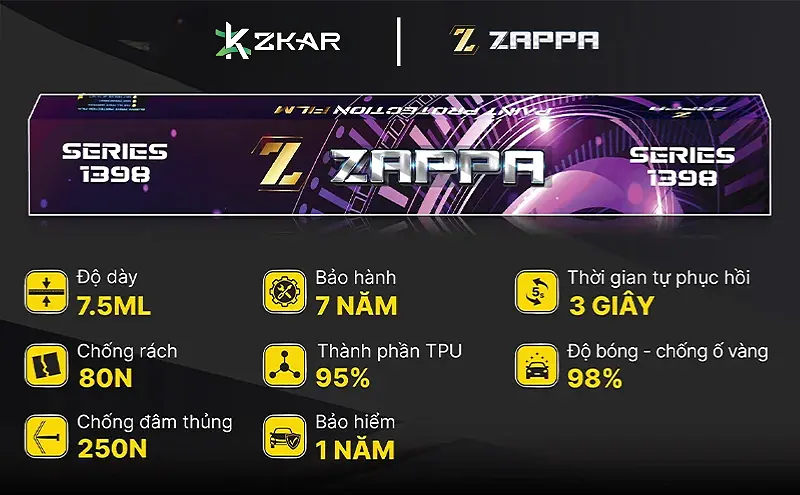 Lợi Ích Của Phim PPF Zappa TPU 1398
