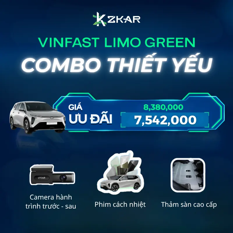 Combo Thiết Yếu Vinfast Limo Green