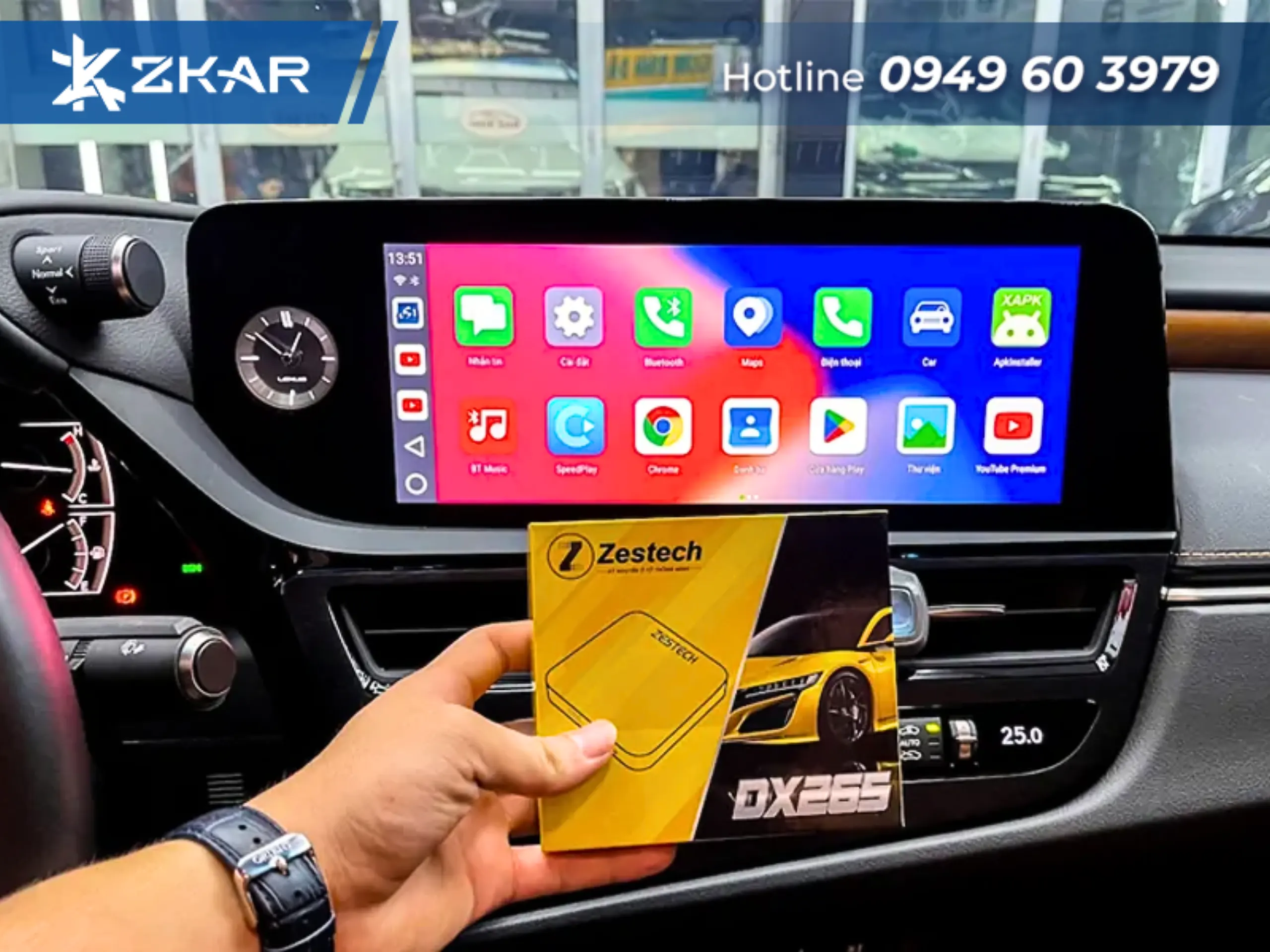 Android box xe limo green