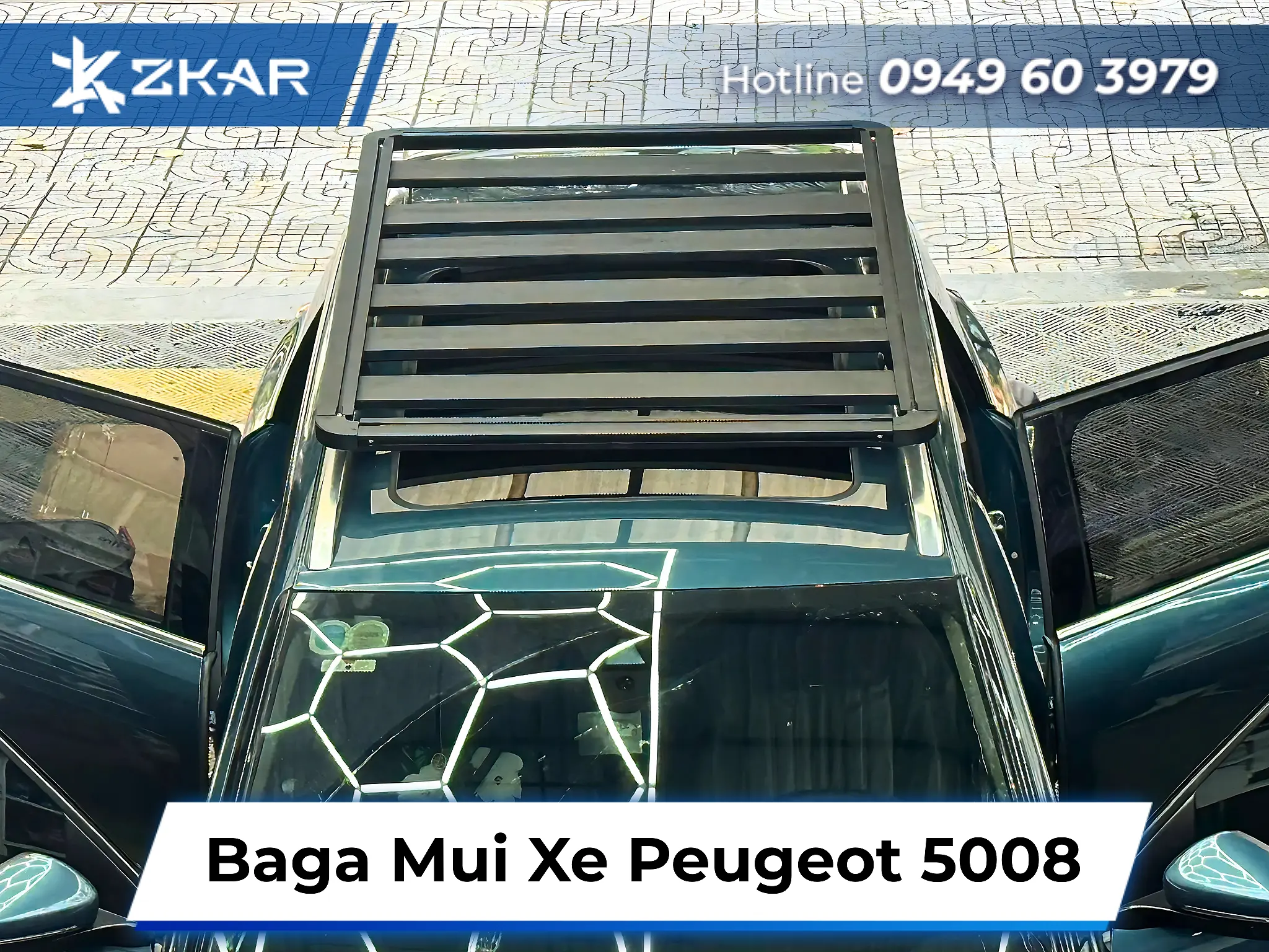 Địa Chỉ Lắp Baga Mui Xe peugeot 5008 Chính Hãng Uy Tín Tại TP.HCM