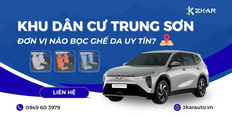 Bọc ghế da khu dân cư trung sơn