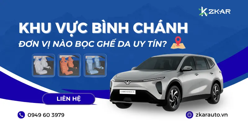 bọc ghế da khu vực bình chánh
