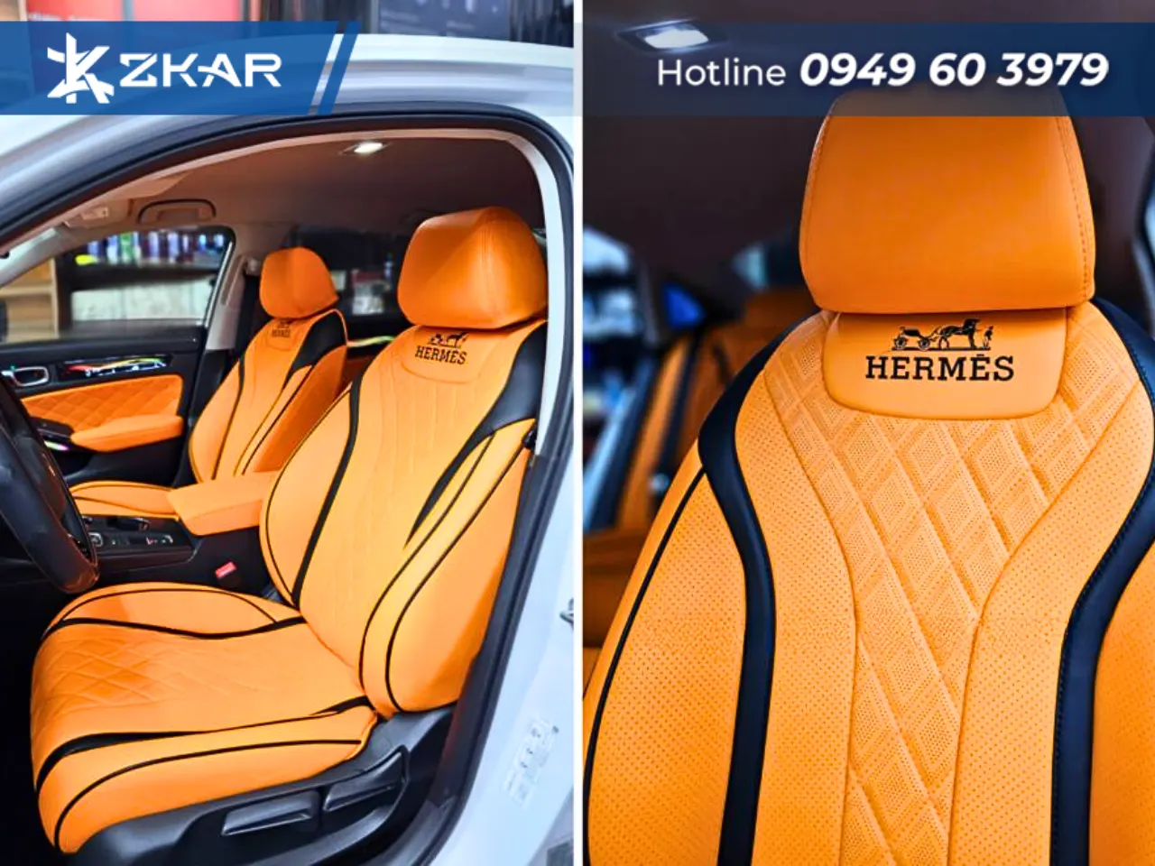 Bọc ghế ô tô tại KDC trung sơn từ zkar auto