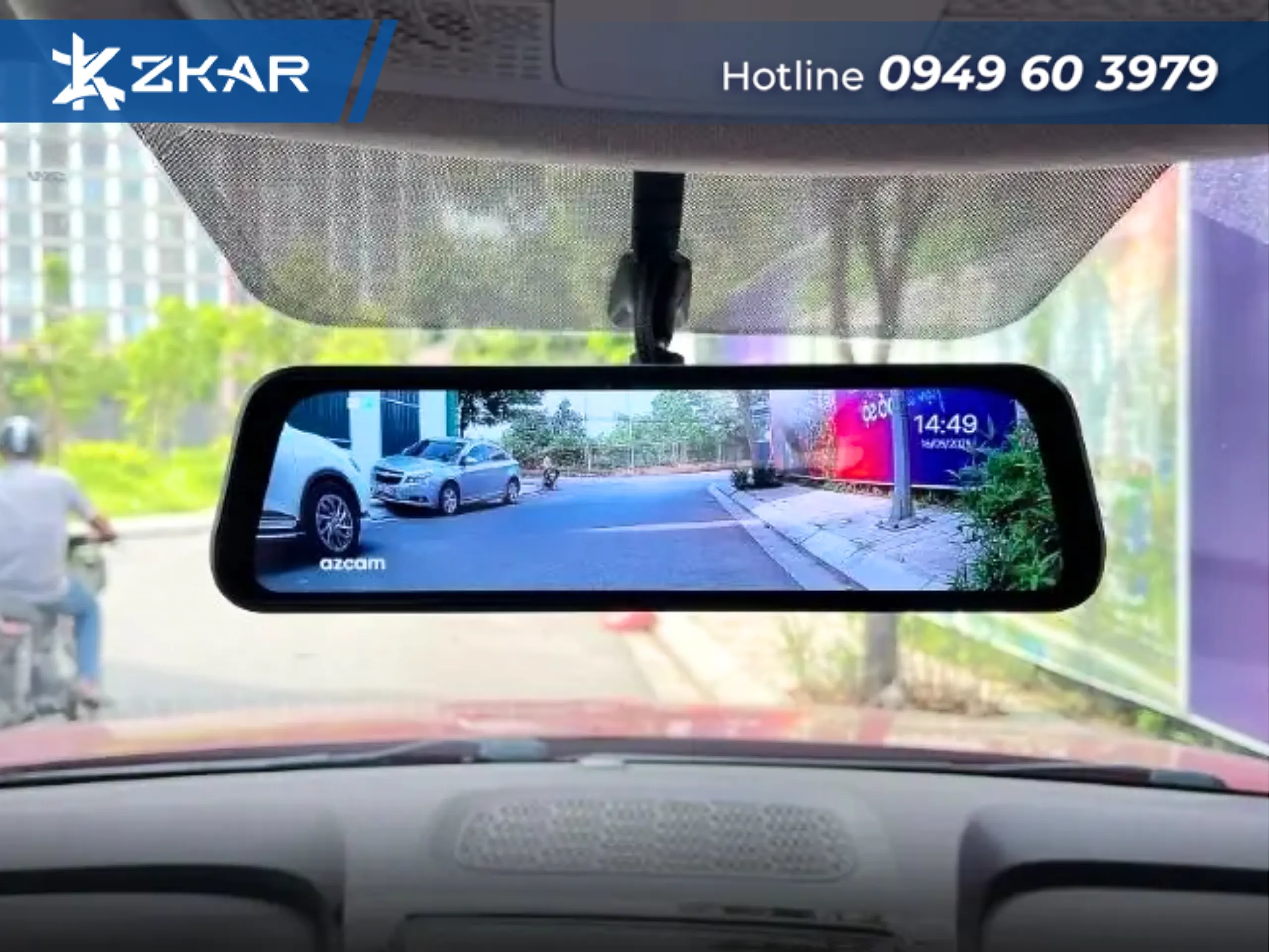 Camera Gương Điện Tử xe limo green