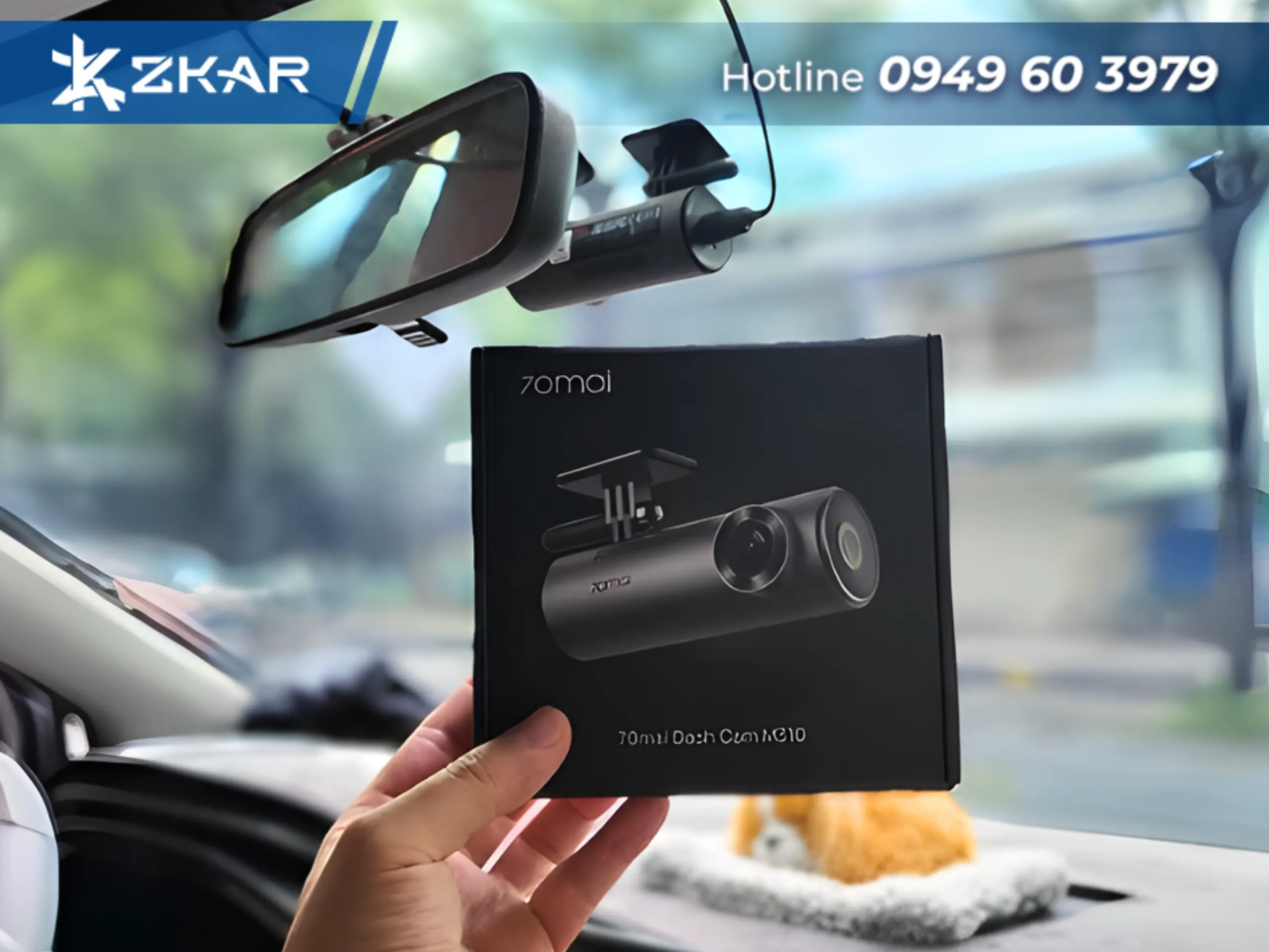 Camera hành trình 70mai xe limo green