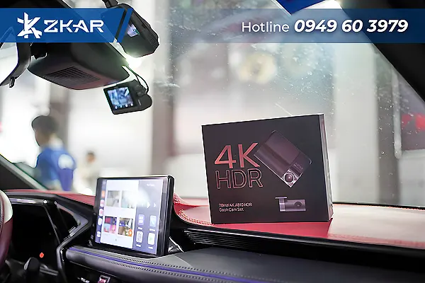 Camera hành trình Yaris Cross ghi hình 2K/4K, hỗ trợ lái xe an toàn và quan sát toàn cảnh