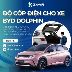 Cốp Điện Cho Xe BYD Dolphin Tại TP.HCM