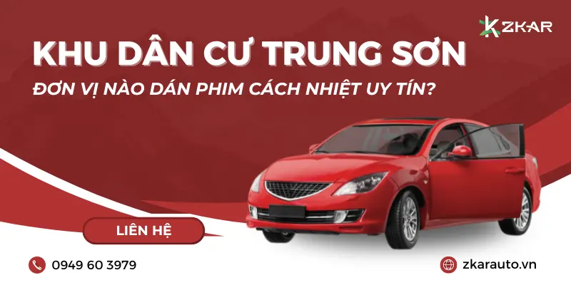 Dán phim cách nhiệt khu dân cư trung sơn