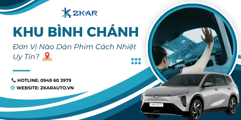 Dán phim cách nhiệt khu vực bình chánh