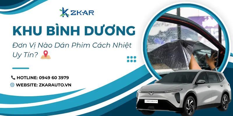 Dán phim cách nhiệt khu vực bình dương