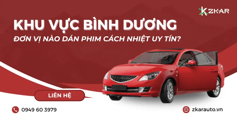 Dán phim cách nhiệt khu vực bình dương