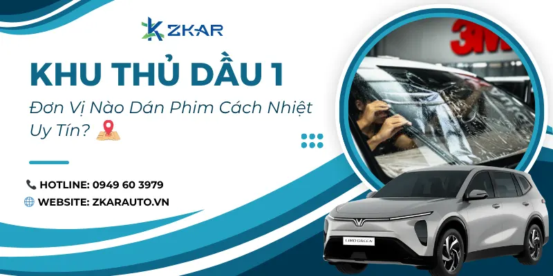 Dán phim cách nhiệt khu vực thủ dầu 1