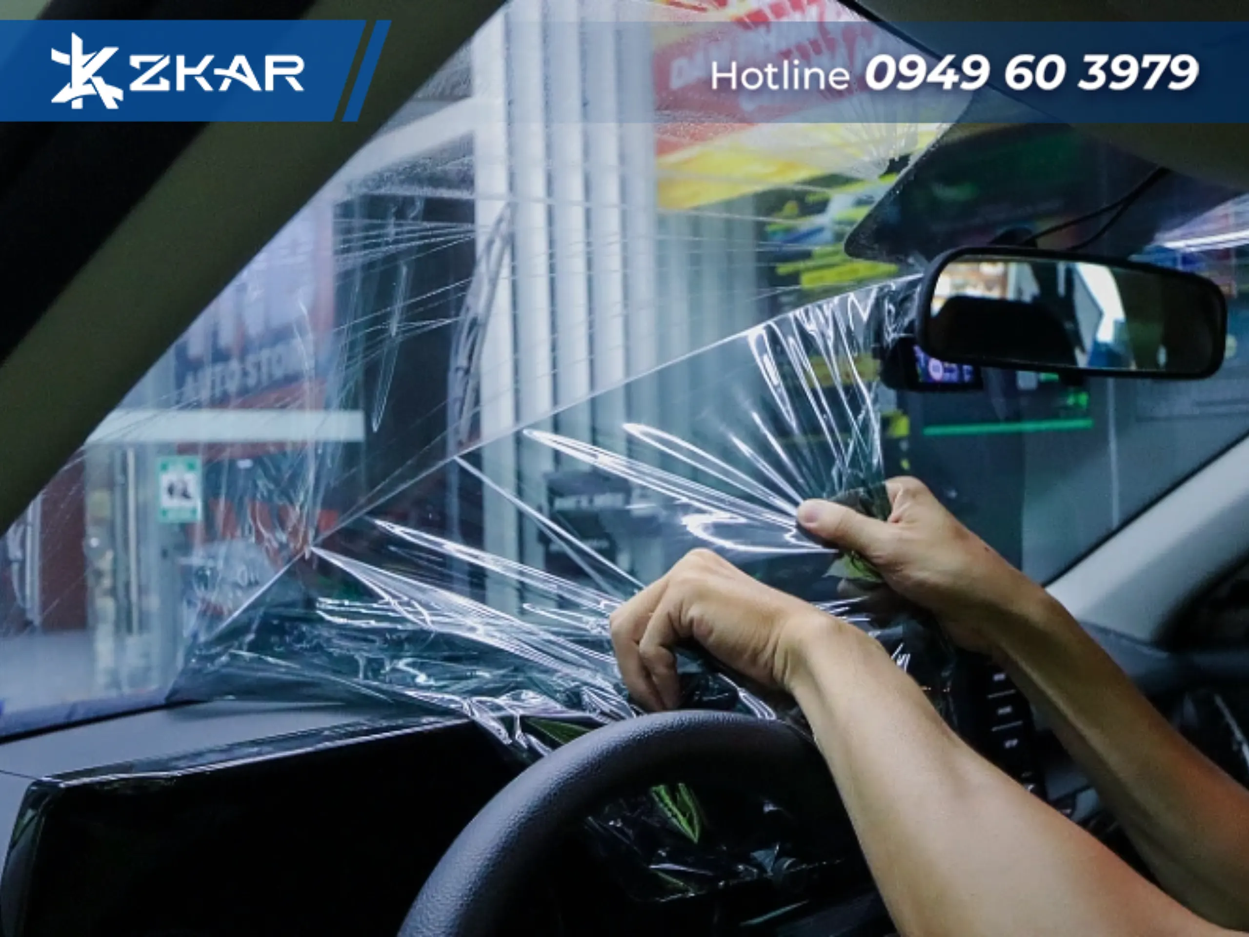 Dán phim cách nhiệt tại kdc him lam từ zkar auto