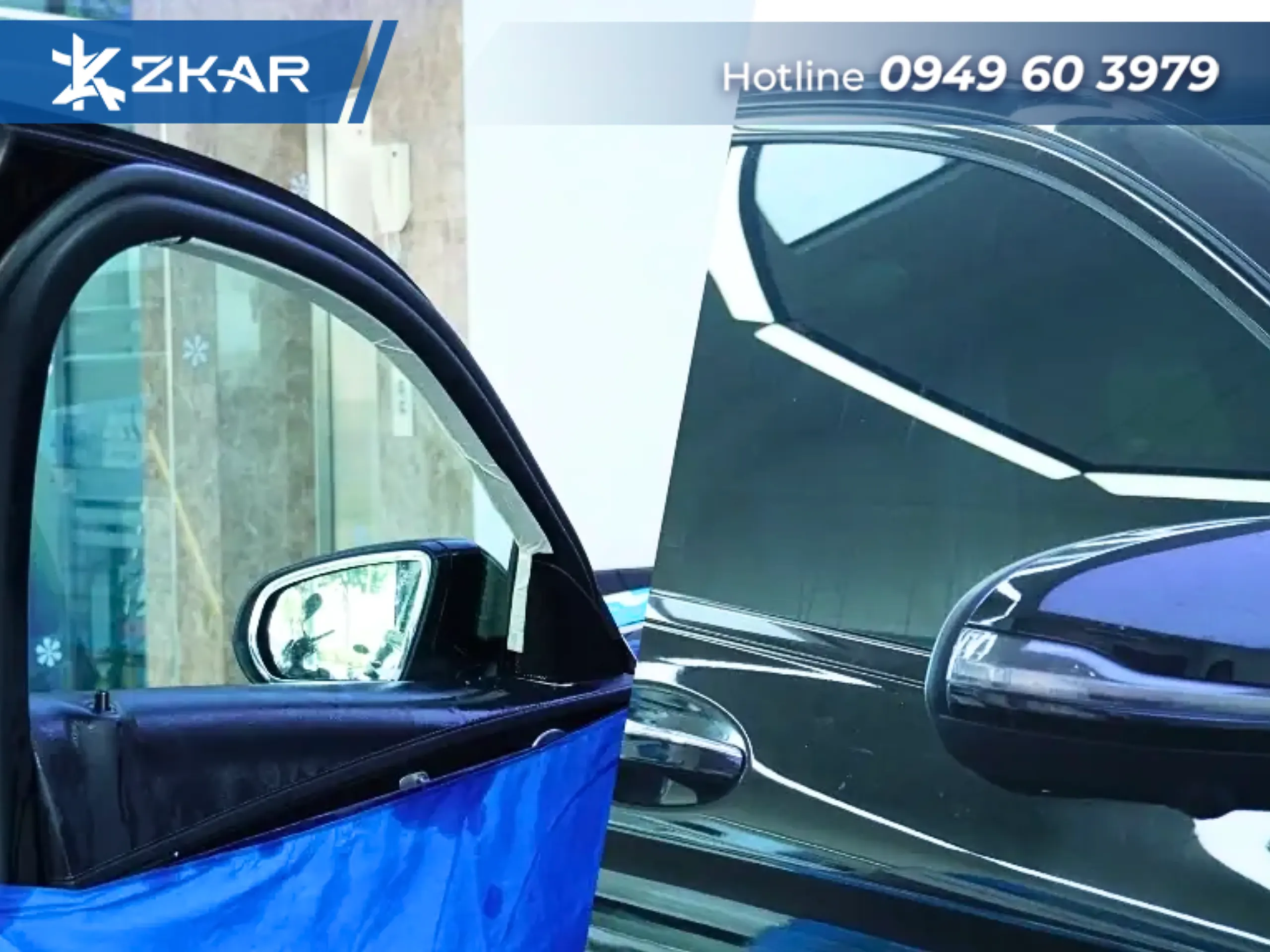 Dán phim cách nhiệt tại quận 7 từ zkar auto