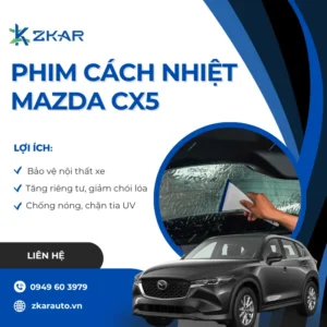 Dán Phim Cách Nhiệt Xe Mazda CX5