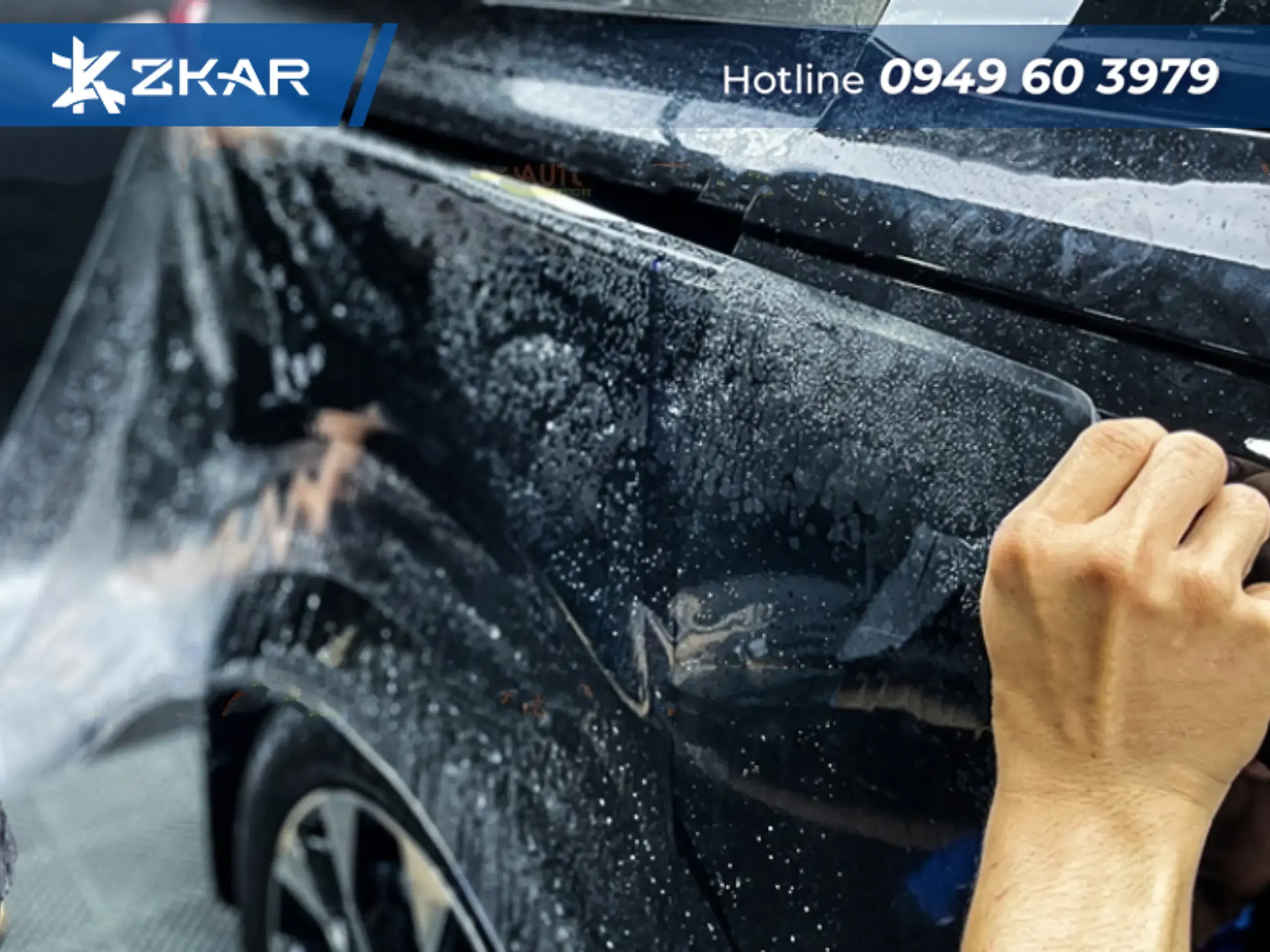 Dán phim ppf xe limo green