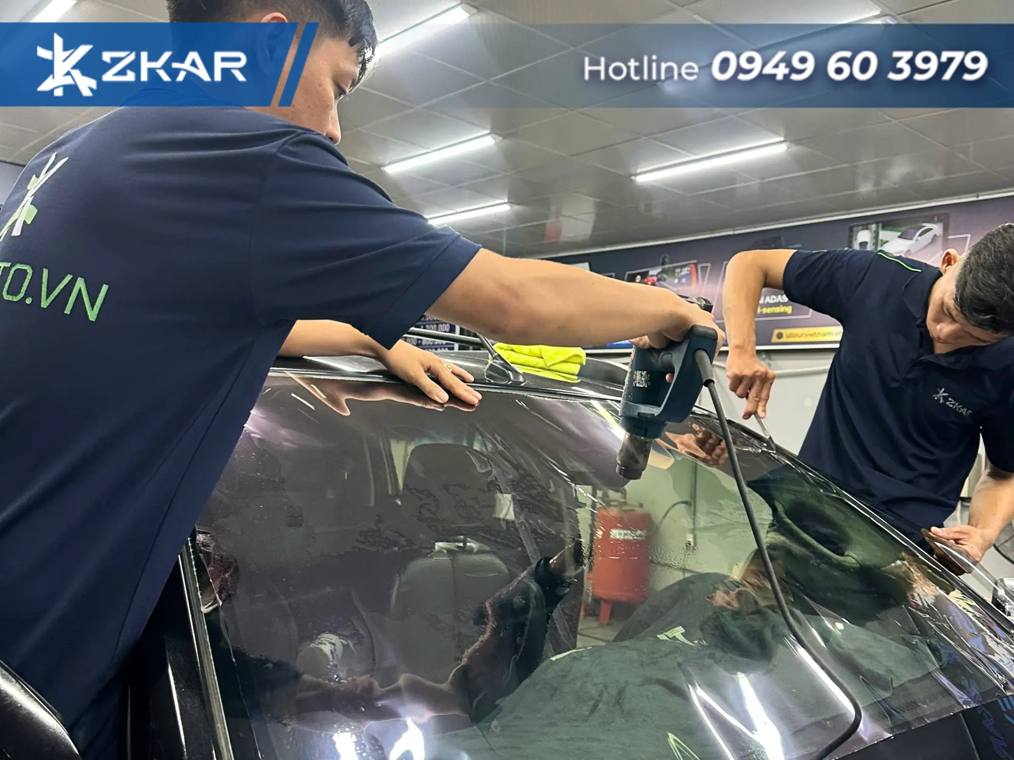 Địa chỉ dán phim chống nóng toyota vios tại zkar auto