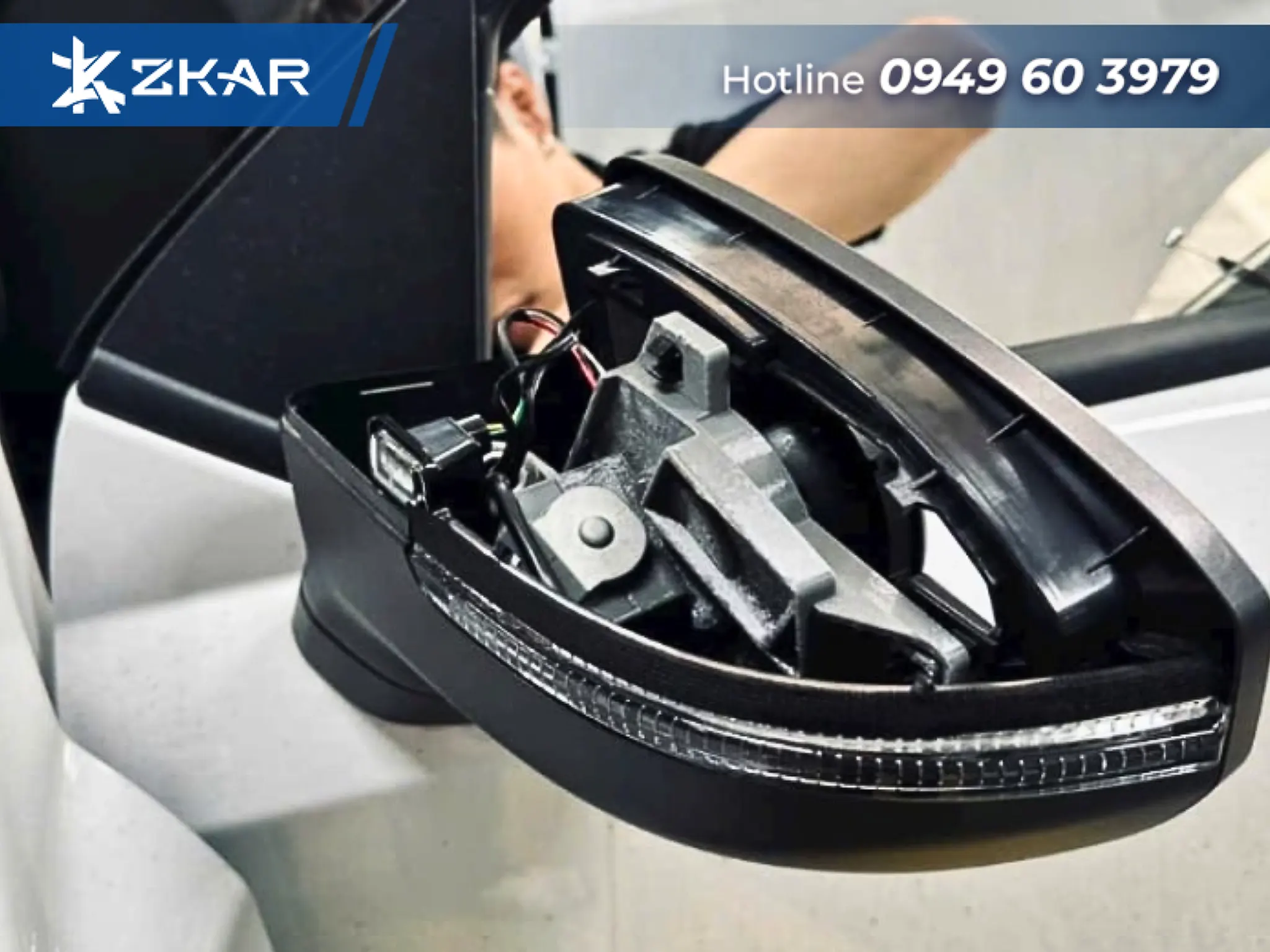 địa chỉ độ gương gập điện minio green uy tín tại ZKar Auto