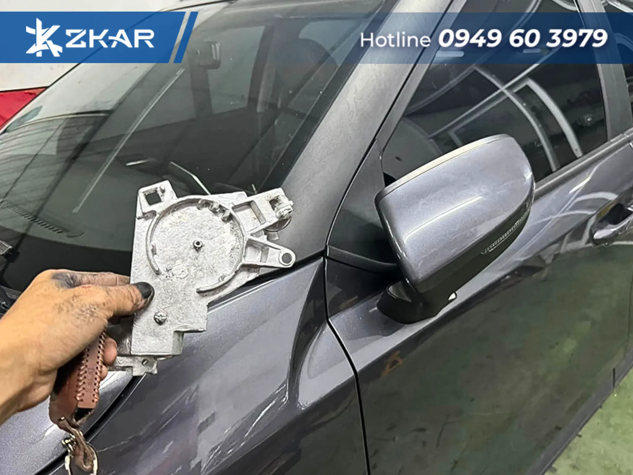 địa chỉ độ gương gập điện nerio green uy tín tại ZKar Auto