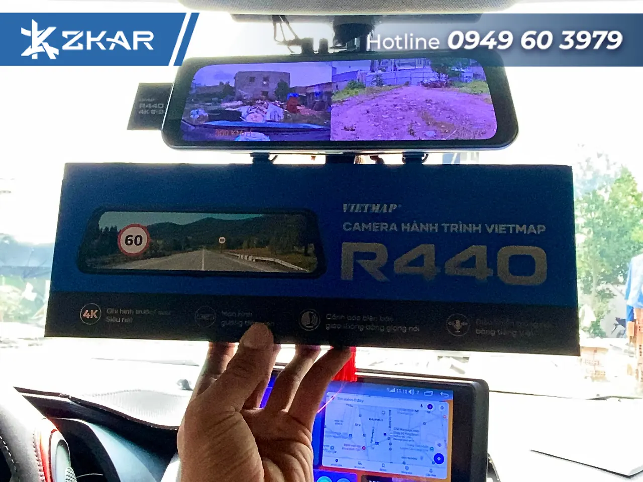 Địa Chỉ Lắp Đặt Gương Vietmap R440 Xe Avanza Uy Tín Tại TP.HCM