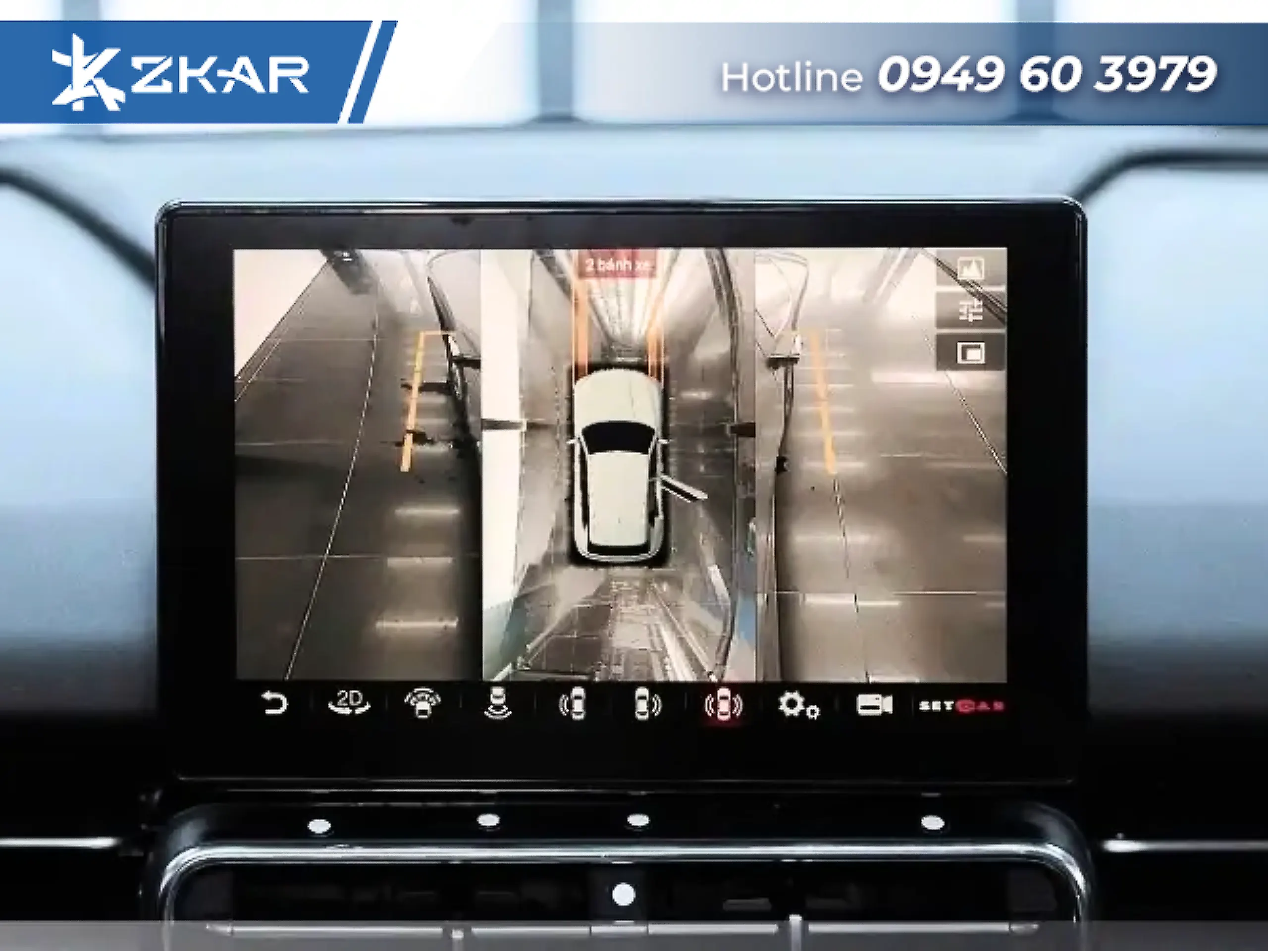 Độ camera 360 xe limo green