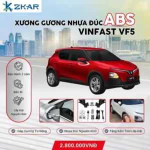 Gương Gập Điện Nhựa Đúc ABS Xe Vinfast VF5 - Giá Rẻ
