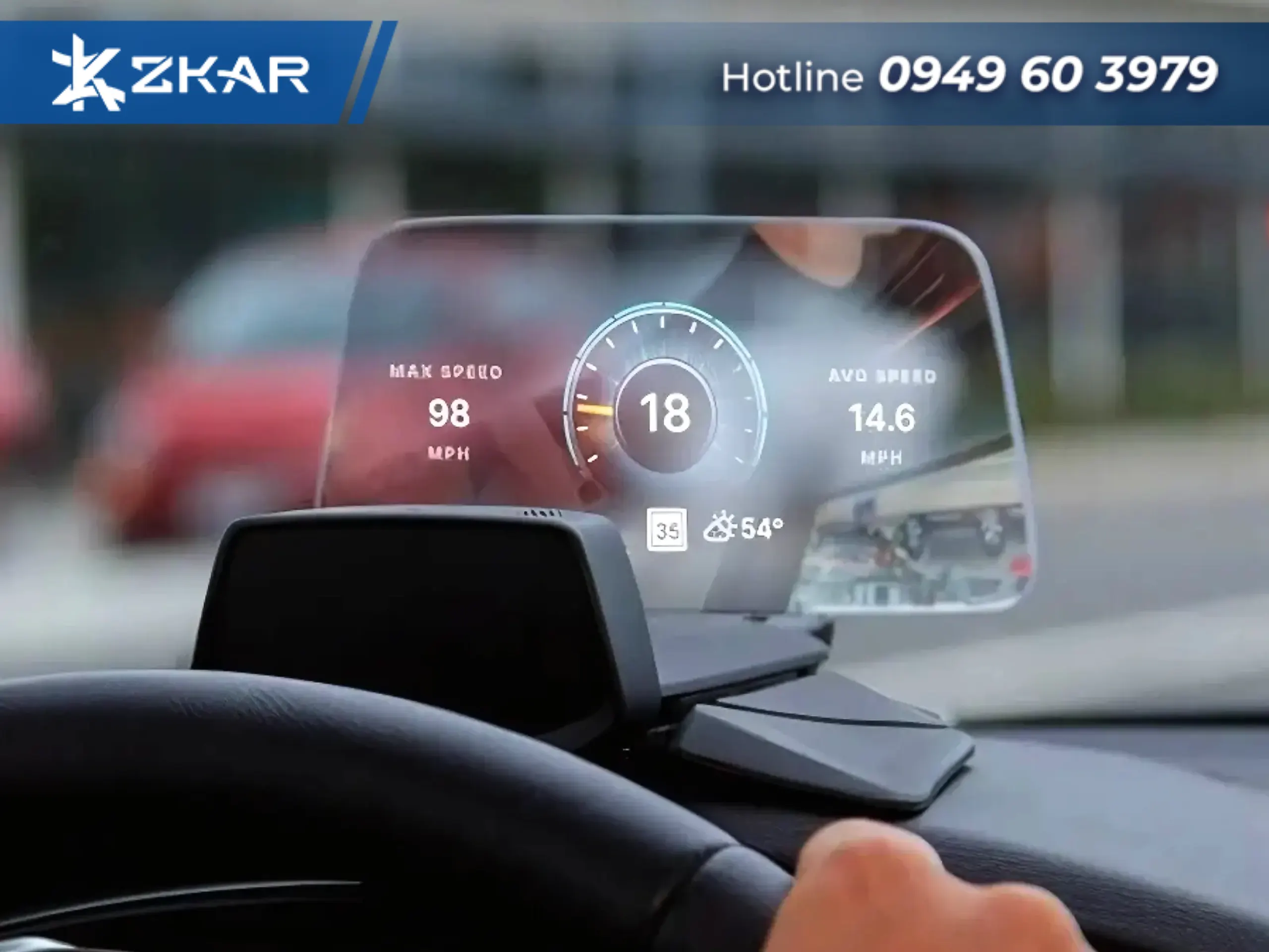 Hud Kính Lái Xe limo green