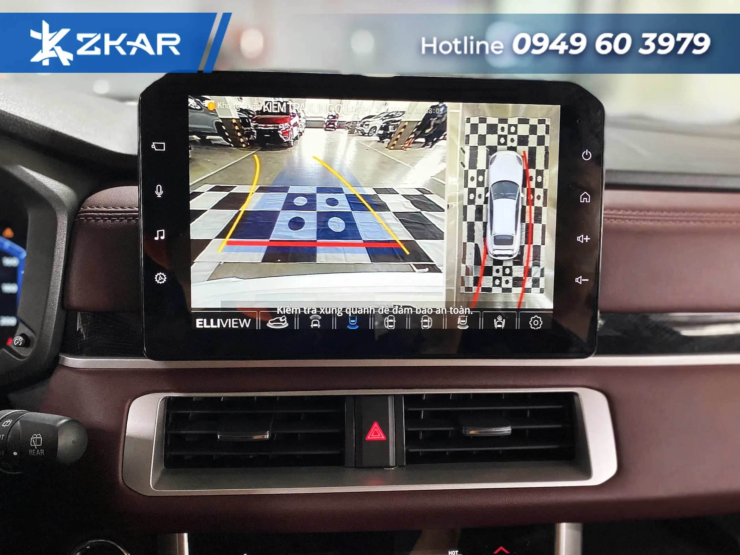 Kết hợp cam lùi dễ dàng quan sát sau xe xpander 2026