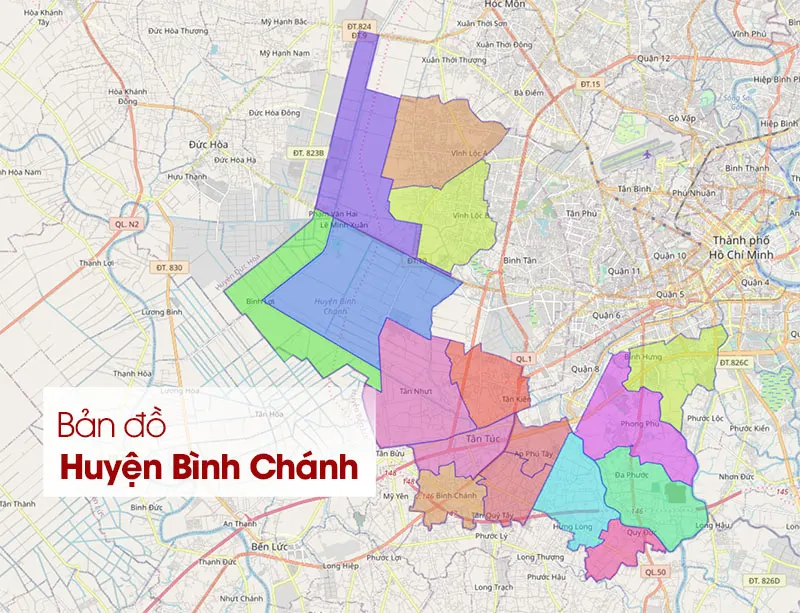 Khu vực huyện bình chánh
