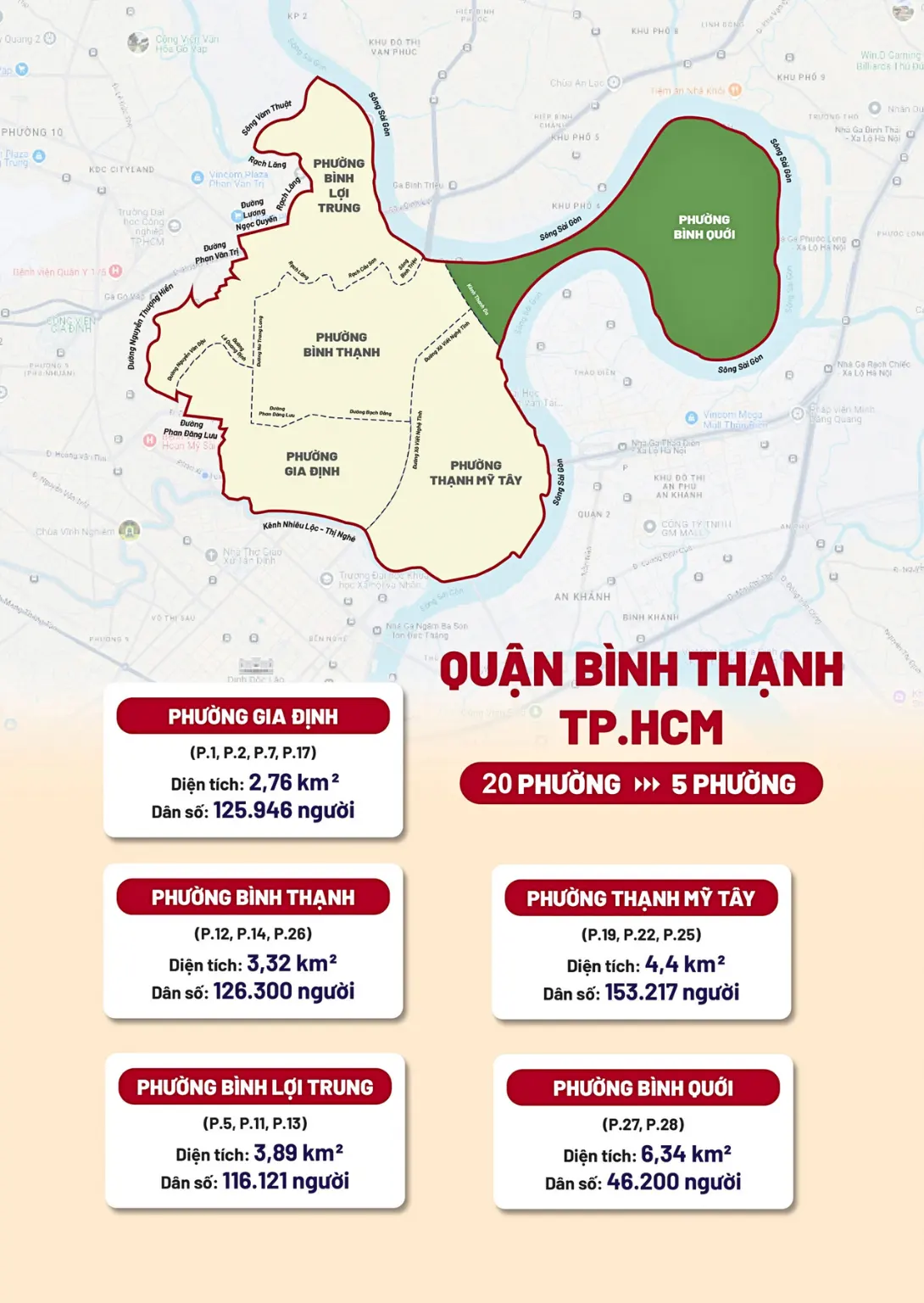 Khu vực quận bình thạnh