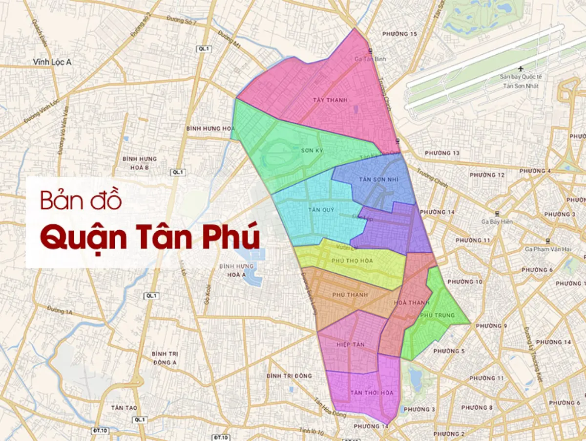 Khu vực quận tân phú