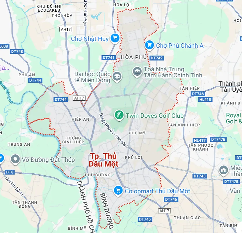 Khu vực thủ dầu một
