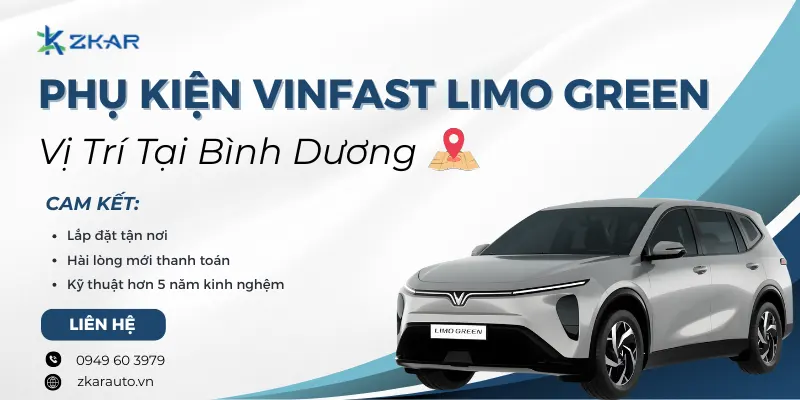 Lắp Đặt Phụ Kiện Vinfast Limo Green Tại Bình Dương