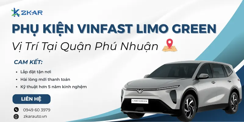 Lắp Đặt Phụ Kiện Vinfast Limo Green Tại Phú Nhuận